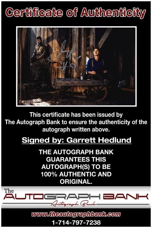 Garrett Hedlund — Garrett Hedlund authentic signed celebrity 10x15 photo W/Cert Autographed A0006, изображение 2