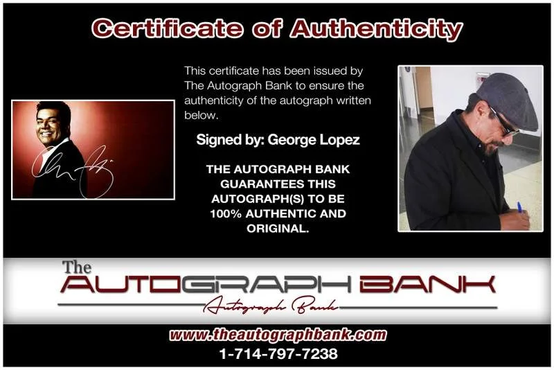 George Lopez — George Lopez authentic signed celebrity 10x15 photo W/Cert Autographed A000312, изображение 2