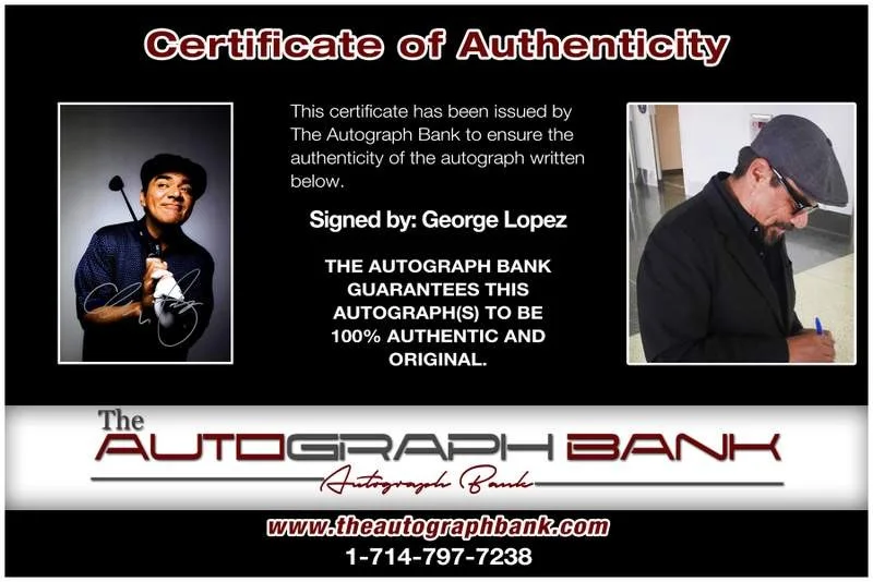 George Lopez — George Lopez authentic signed celebrity 10x15 photo W/Cert Autographed A000318, изображение 2