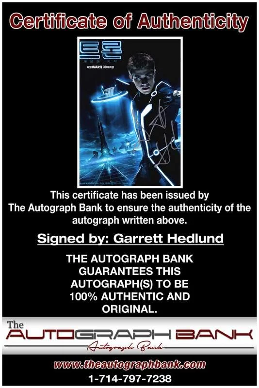 Garrett Hedlund — Garrett Hedlund authentic signed celebrity 10x15 photo W/Cert Autographed A0008, изображение 2