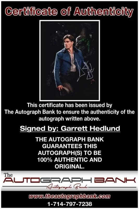 Garrett Hedlund — Garrett Hedlund authentic signed celebrity 10x15 photo W/Cert Autographed A0010, image 2