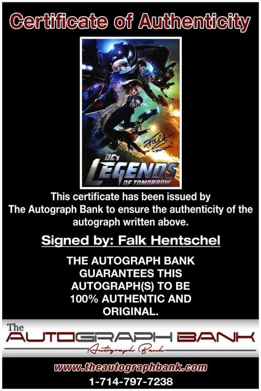 Falk Hentschel — Falk Hentschel authentic signed celebrity 10x15 photo W/Cert Autographed A000370, изображение 2