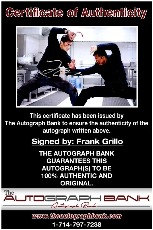Frank Grillo — Frank Grillo authentic signed celebrity 10x15 photo W/Cert Autographed 2616g, image 2