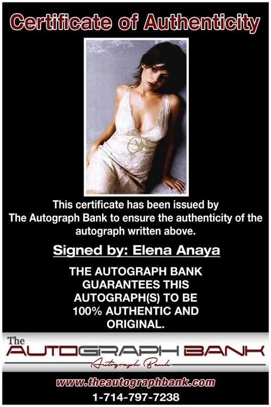 Elena Anaya — Elena Anaya authentic signed celebrity 10x15 photo W/Cert Autographed A0001, image 2