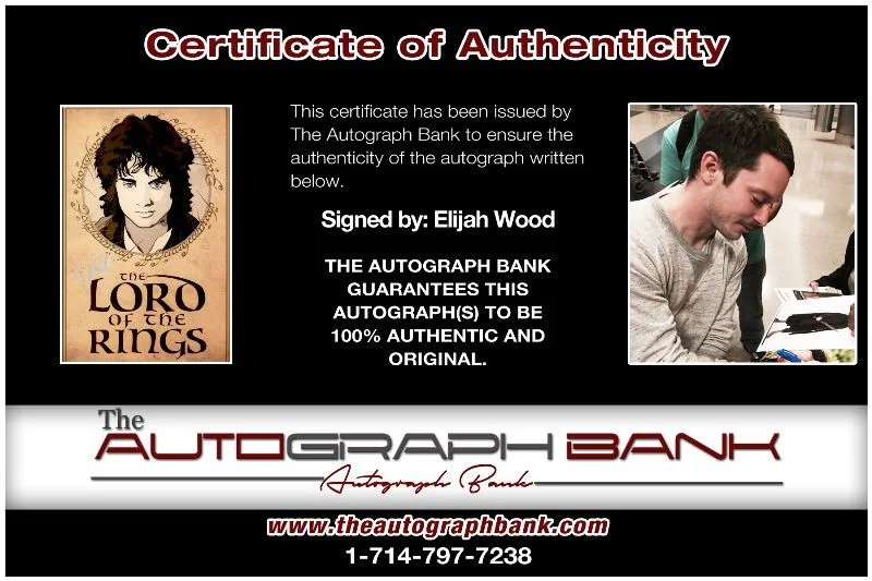 Elijah Wood — Elijah Wood authentic signed celebrity 10x15 photo W/Cert Autographed 127c1, изображение 2