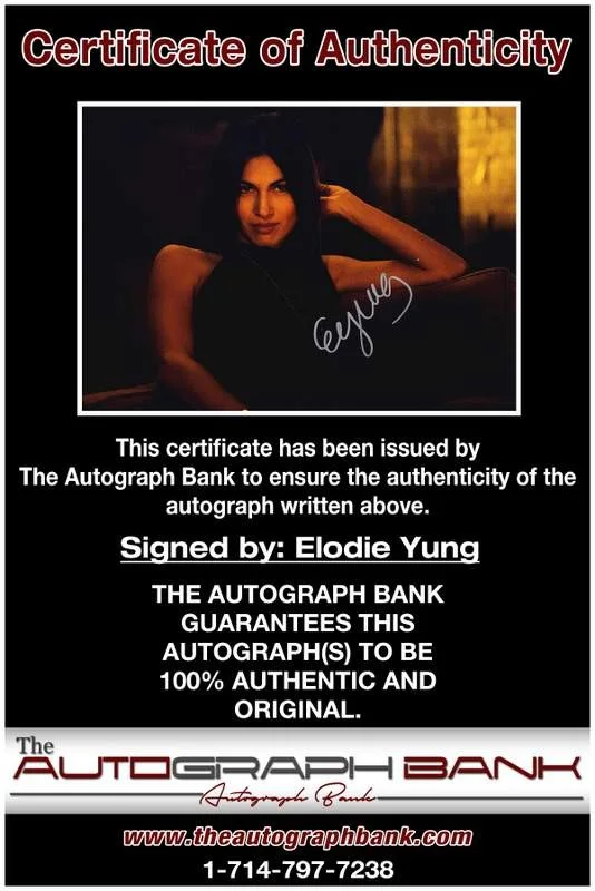 Elodie Yung — Elodie Yung authentic signed celebrity 10x15 photo W/Cert Autographed A0002, image 2
