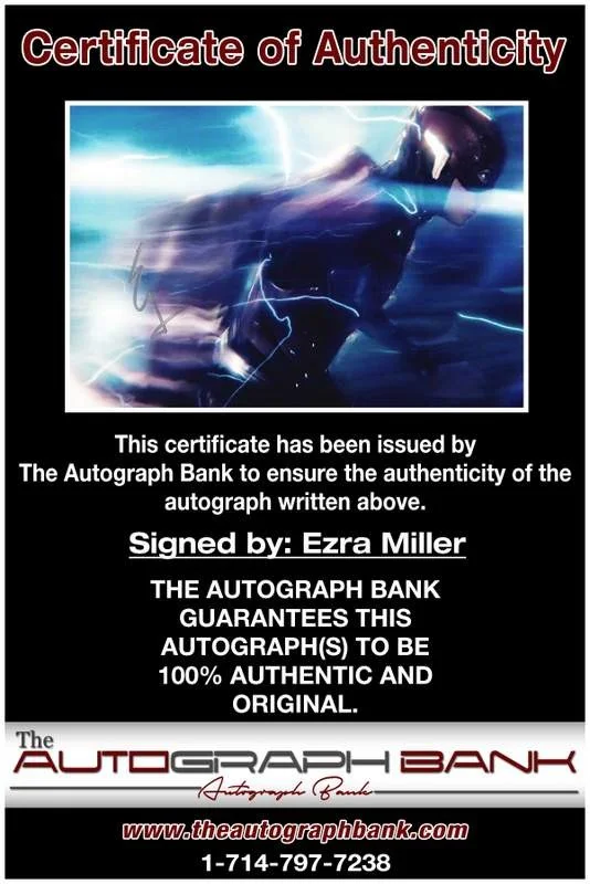 Ezra Miller — Ezra Miller authentic signed celebrity 10x15 photo W/Cert Autographed A0001, изображение 2