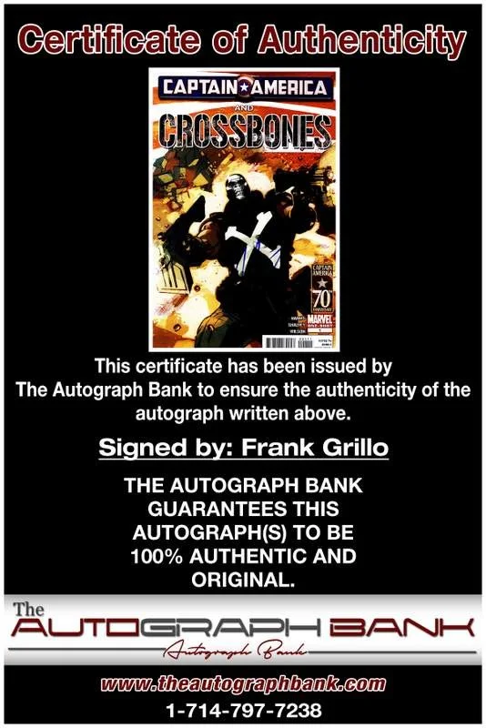 Frank Grillo — Frank Grillo authentic signed celebrity 10x15 photo W/Cert Autographed A000400, изображение 2