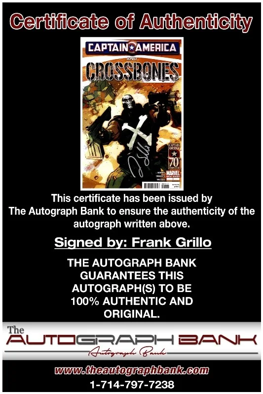 Frank Grillo — Frank Grillo authentic signed celebrity 10x15 photo W/Cert Autographed 2616j, изображение 2