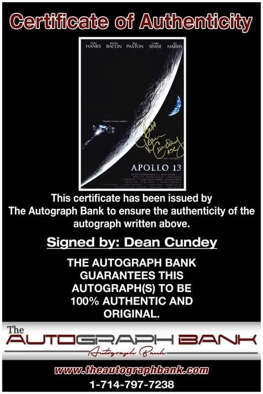Dean Cundey — Dean Cundey authentic signed celebrity 10x15 photo W/Cert Autographed A0006, изображение 2