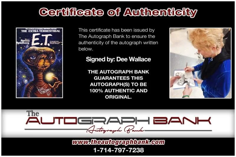 Dee Wallace — Dee Wallace authentic signed celebrity 10x15 photo W/Cert Autographed A0001, изображение 2