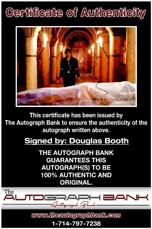 Douglas Booth — Douglas Booth authentic signed celebrity 10x15 photo W/Cert Autographed 2616a, изображение 2