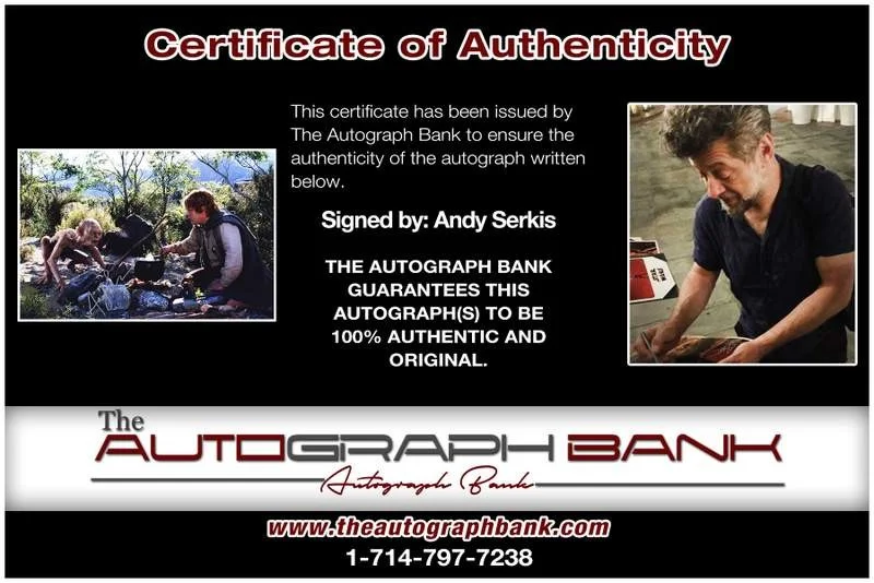 Andy Serkis — Andy Serkis authentic signed celebrity 10x15 photo W/Cert Autographed A0009, image 2