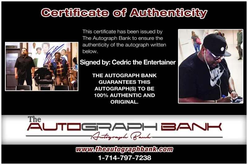 Cedric the Entertainer — Cedric the Entertainer authentic signed 10x15 photo |CERT Autographed A000208, изображение 2
