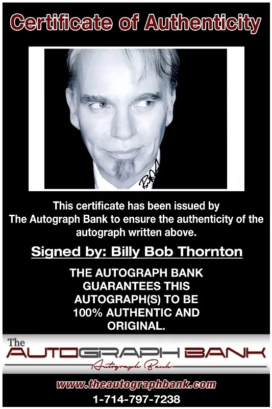 Billy Bob Thornton — Billy Bob Thornton authentic signed 10x15 photo |CERT Autographed 2616b, image 2