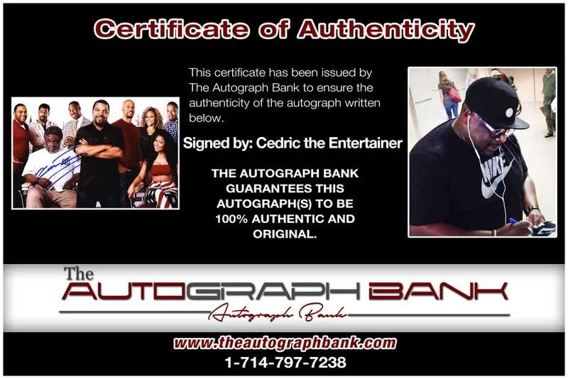 Cedric the Entertainer — Cedric the Entertainer authentic signed 10x15 photo |CERT Autographed A000214, изображение 2