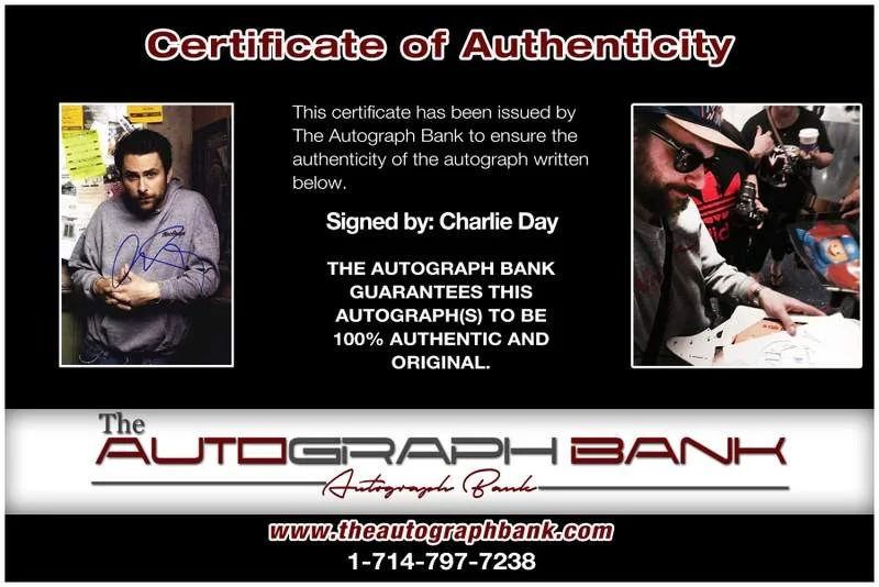 Charlie Day — Charlie Day authentic signed celebrity 10x15 photo W/Cert Autographed A0002, image 2