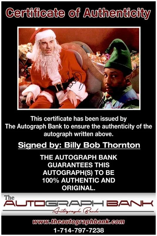 Billy Bob Thornton — Billy Bob Thornton authentic signed 10x15 photo |CERT Autographed A0001, image 2