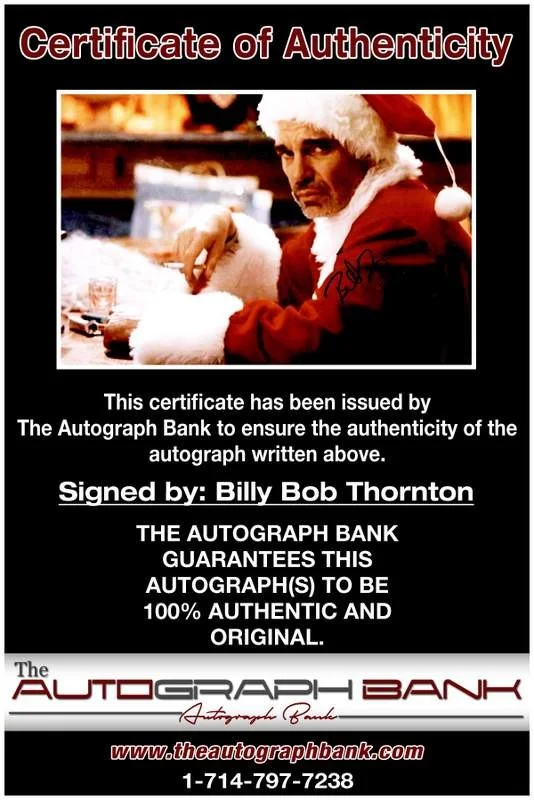 Billy Bob Thornton — Billy Bob Thornton authentic signed 10x15 photo |CERT Autographed A00275, image 2