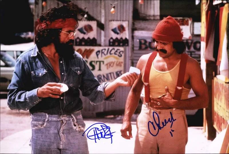 Cheech & Chong — Chong & Cheech authentic signed celebrity 10x15 photo W/Cert Autographed A000236