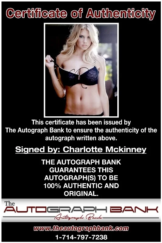 Charlotte McKinney — Charlotte McKinney authentic signed 10x15 photo |CERT Autographed 2616f, изображение 2