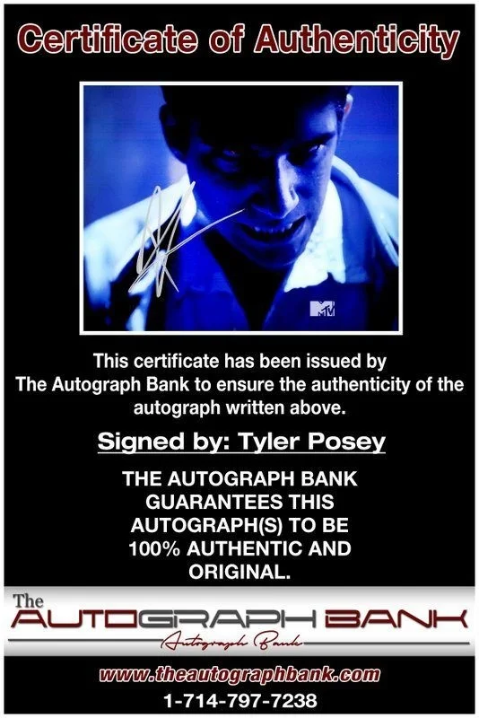 Tyler Posey — Tyler Posey authentic signed celebrity 8x10 photo W/Cert Autographed C2, изображение 2