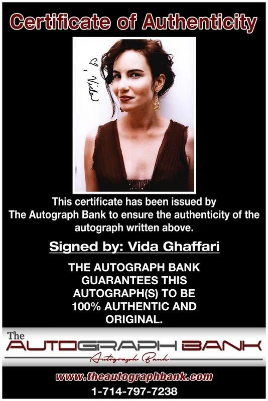 Vida Ghaffari — Vida Ghaffari authentic signed celebrity 8x10 photo W/Cert Autographed D4, изображение 2
