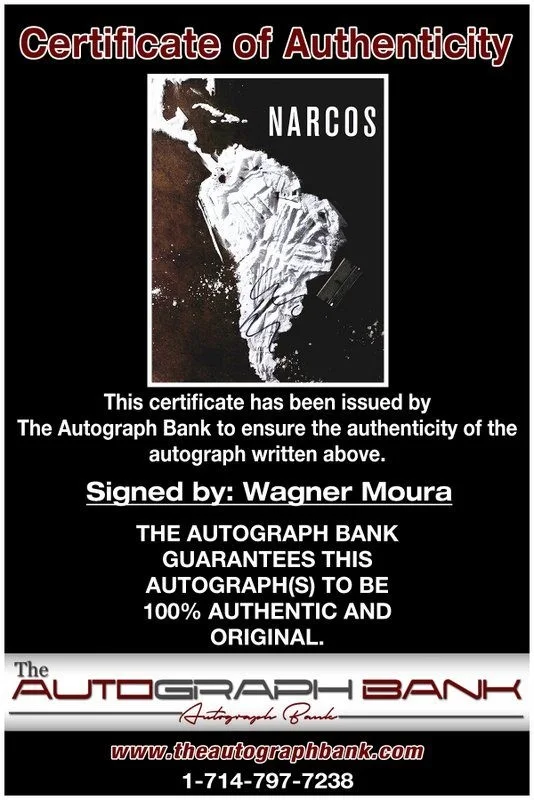 Wagner Moura — Wagner Moura authentic signed celebrity 8x10 photo W/Cert Autographed D2, изображение 2