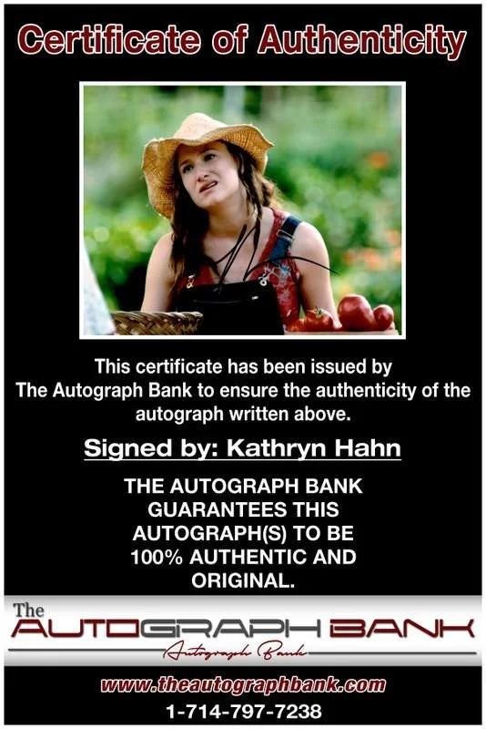 Kathryn Hahn — Kathryn Hahn authentic signed celebrity 8x10 photo W/Cert Autographed A16, image 2