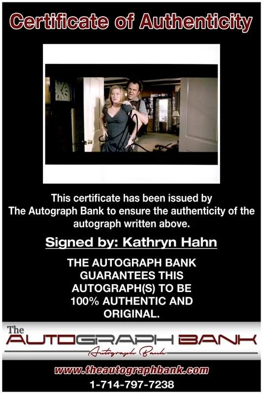Kathryn Hahn — Kathryn Hahn authentic signed celebrity 8x10 photo W/Cert Autographed A19, изображение 2