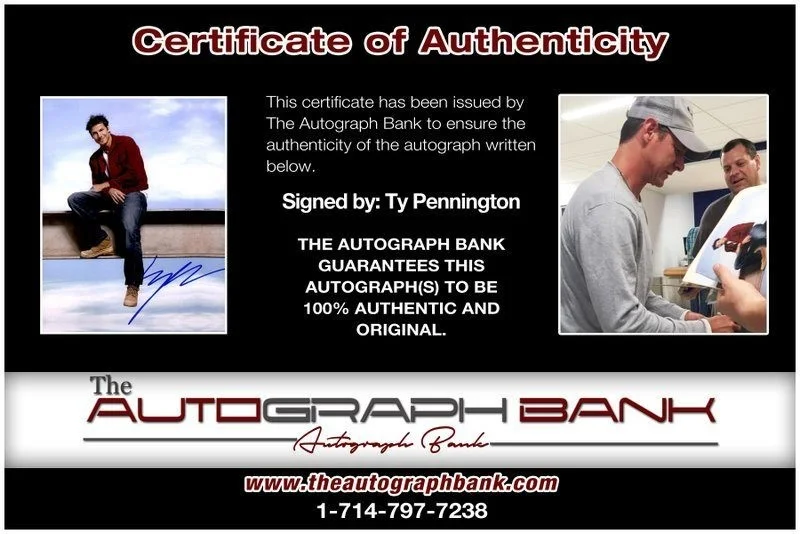 Ty Pennington — Ty Pennington authentic signed celebrity 8x10 photo W/Cert Autographed C4, изображение 2