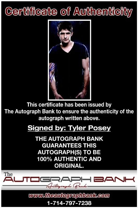 Tyler Posey — Tyler Posey authentic signed celebrity 8x10 photo W/Cert Autographed 2616h, изображение 2