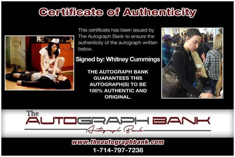 Whitney Cummings — Whitney Cummings authentic signed celebrity 8x10 photo W/Cert Autographed B0041, изображение 2