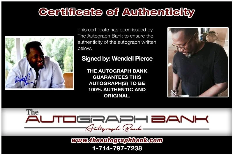 Wendell Pierce — Wendell Pierce authentic signed celebrity 8x10 photo W/Cert Autographed 2616c, изображение 2