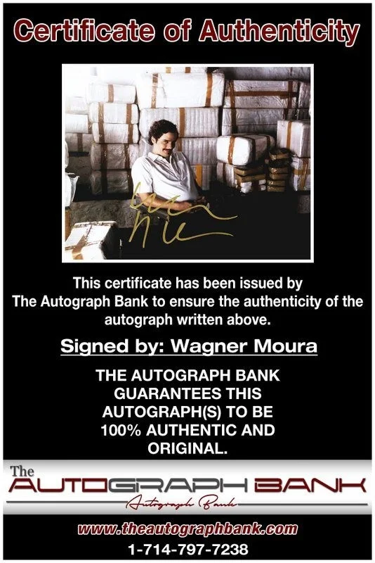Wagner Moura — Wagner Moura authentic signed celebrity 8x10 photo W/Cert Autographed D5, image 2