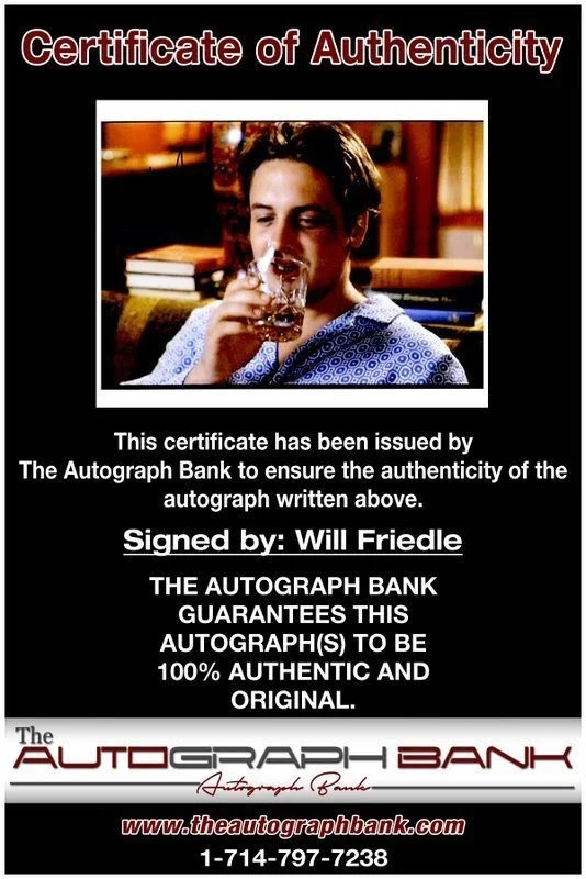 Will Friedle — Will Friedle authentic signed celebrity 8x10 photo W/Cert Autographed C11, image 2