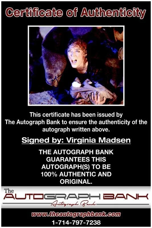 Virginia Madsen — Virginia Madsen authentic signed celebrity 8x10 photo W/Cert Autographed C3, изображение 2