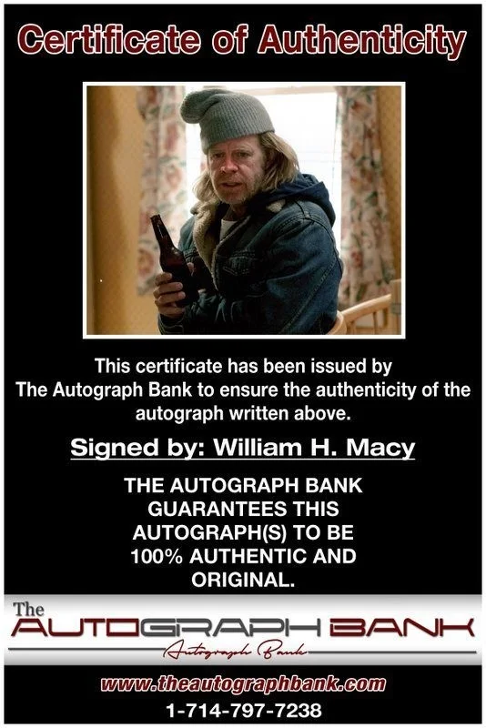 William H Macy — William H Macy authentic signed celebrity 8x10 photo W/Cert Autographed C3, изображение 2