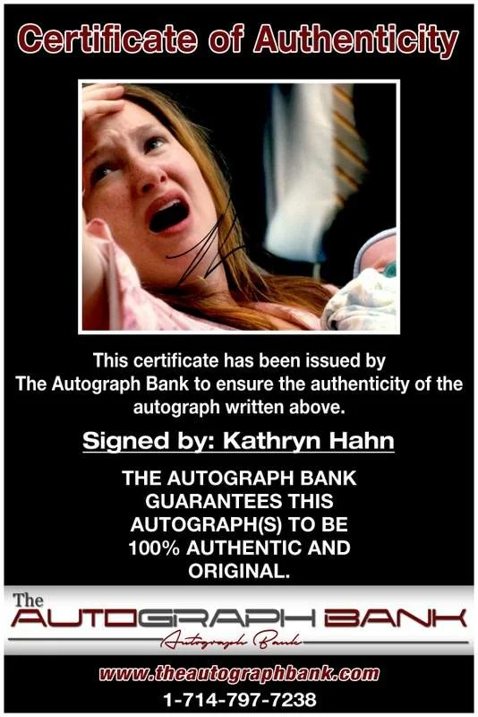 Kathryn Hahn — Kathryn Hahn authentic signed celebrity 8x10 photo W/Cert Autographed A18, изображение 2