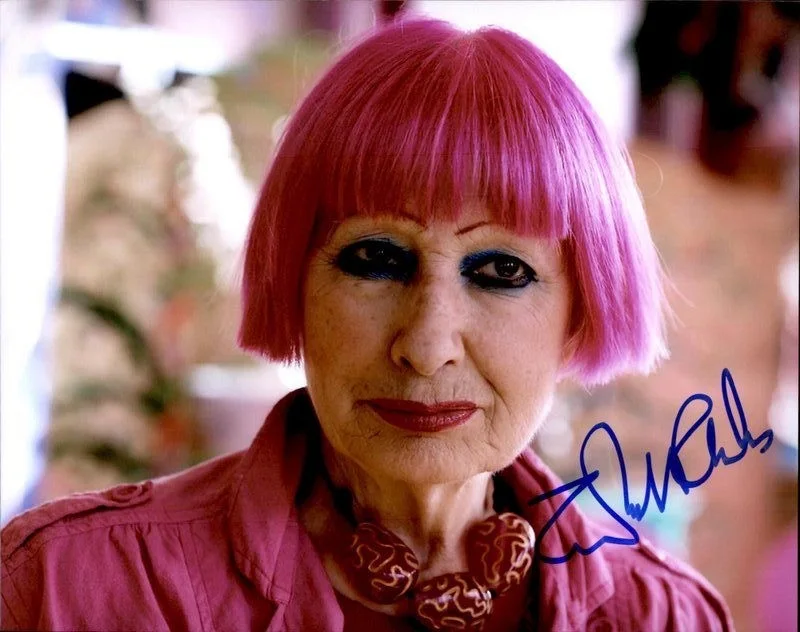 Zandra Rhodes — Zandra Rhodes authentic signed celebrity 8x10 photo W/Cert Autographed C5