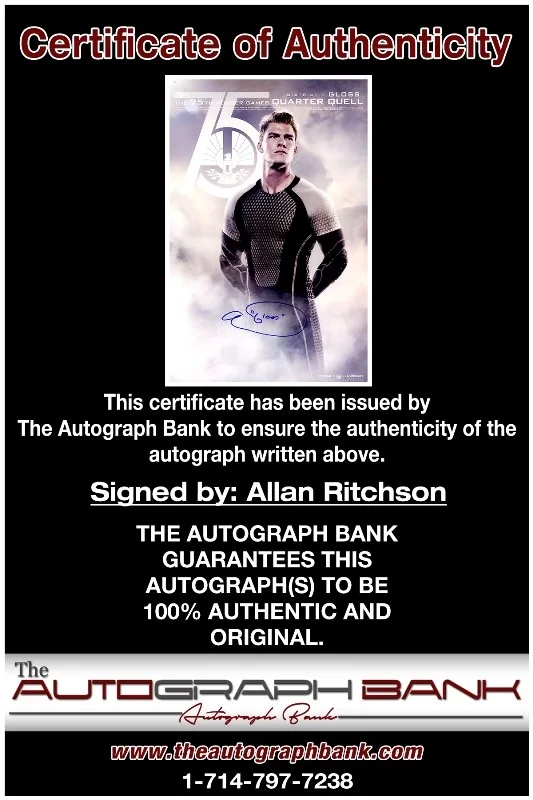 Allan Ritchson — Allan Ritchson authentic signed celebrity 10x15 photo W/Cert Autographed 2616b, изображение 2