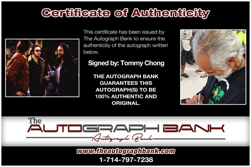 Tommy Chong — Tommy Chong authentic signed celebrity 8x10 photo W/Cert Autographed D12, изображение 2