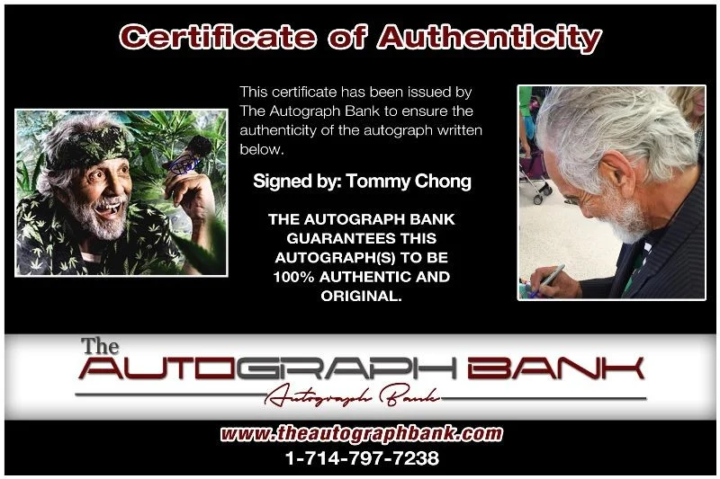 Tommy Chong — Tommy Chong authentic signed celebrity 8X10 photo W/Cert Autographed 51816i1, изображение 2
