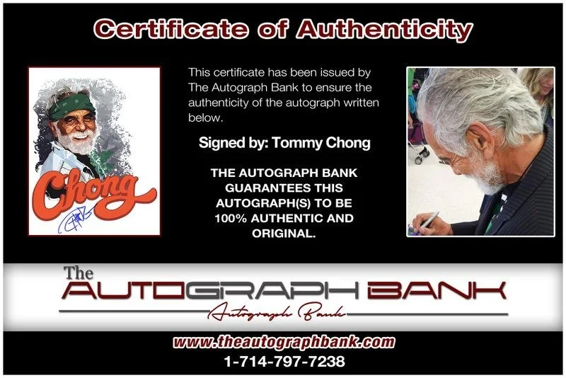 Tommy Chong — Tommy Chong authentic signed celebrity 8x10 photo W/Cert Autographed D46, изображение 2