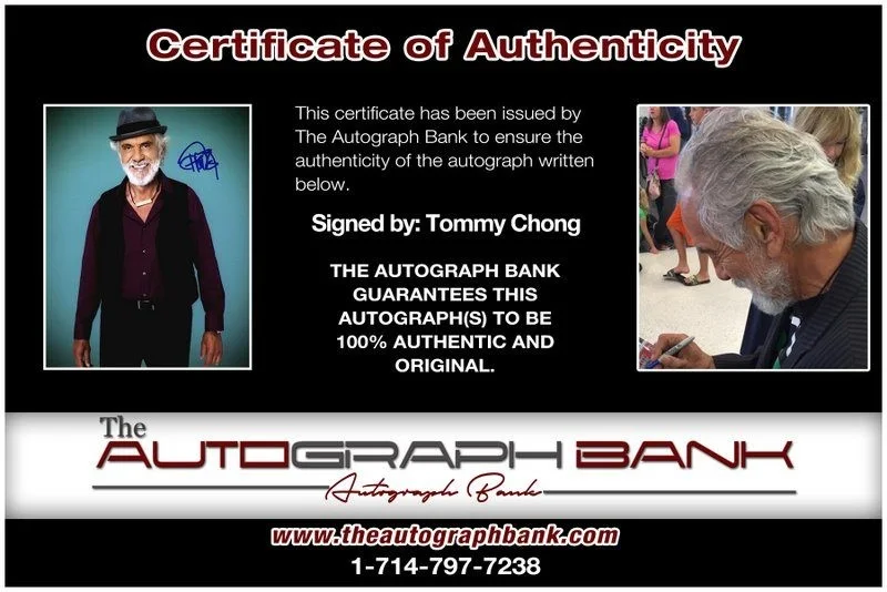 Tommy Chong — Tommy Chong authentic signed celebrity 8x10 photo W/Cert Autographed D22, image 2