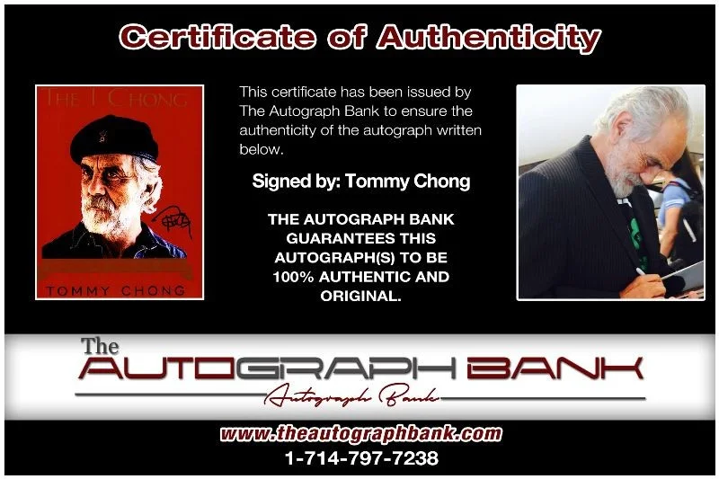 Tommy Chong — Tommy Chong authentic signed celebrity 8X10 photo W/Cert Autographed 41116l1, image 2