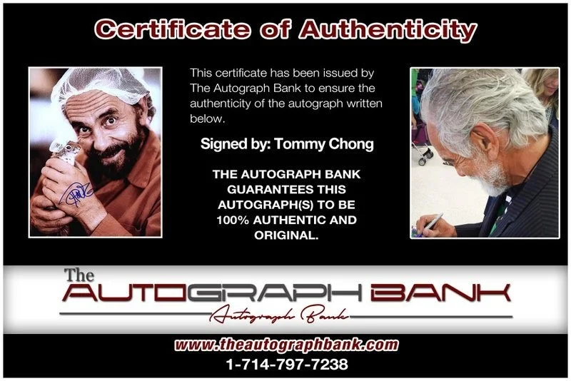 Tommy Chong — Tommy Chong authentic signed celebrity 8x10 photo W/Cert Autographed D41, image 2