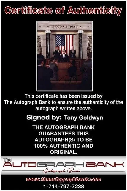 Tony Goldwyn — Tony Goldwyn authentic signed celebrity 8x10 photo W/Cert Autographed (B0754), image 2