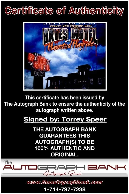 Torrey Speer — Torrey Speer authentic signed celebrity 8x10 photo W/Cert Autographed 2616b, изображение 2