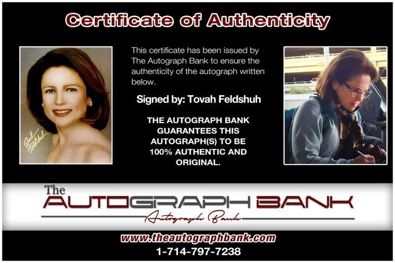Tovah Feldshuh — Tovah Feldshuh authentic signed celebrity 8x10 photo W/Cert Autographed C2, image 2